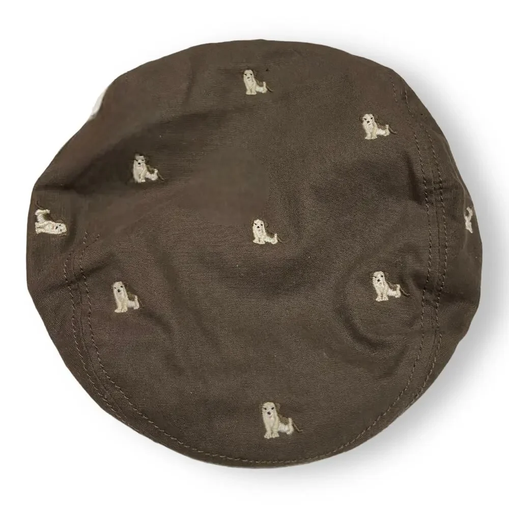Gymboree Boys Hat Size 0-12 Mo Celebrate Spring Embroidered Pup‎ Cap Driving